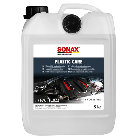 SONAX PROFILINE Kunststoffpflege Plastic Care, lösemittelfrei – 5 Liter - Kanister