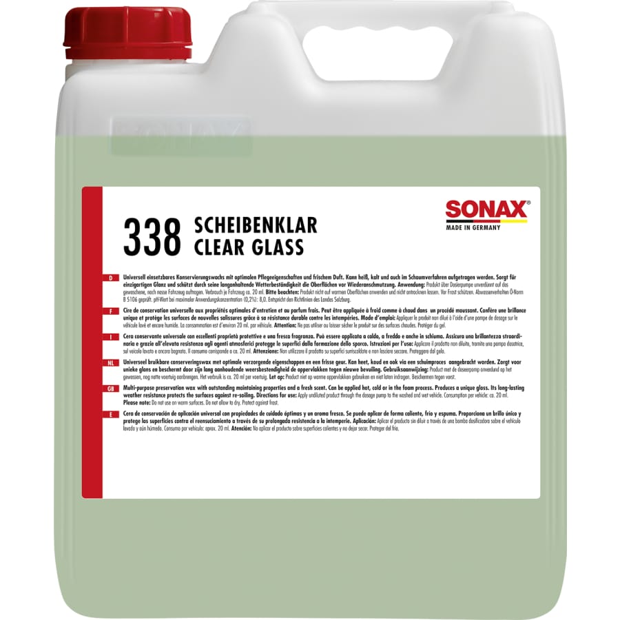 SONAX Scheibenreiniger Scheibenklar 10 Liter Kanister