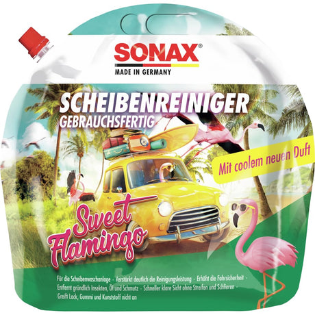 SONAX Scheibenreiniger Sweet Flamingo gebrauchsfertig 3 Liter Beutel