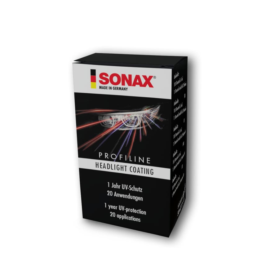 SONAX Scheinwerferversiegelung PROFILINE Headlight Coating – 1 Packung = 10 Beutel á 5 ml