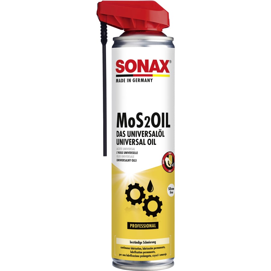 SONAX Schmiermittel MoS2Oil mit EasySpray – 400 ml Sprühdose
