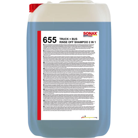 SONAX Shampoo Truck + Bus Rinse off 2in1 – 25 Liter - Kanister