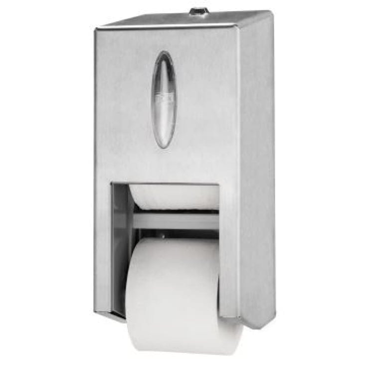 Tork T7 System Doppelrollenspender Edelstahl Toilettenpapier