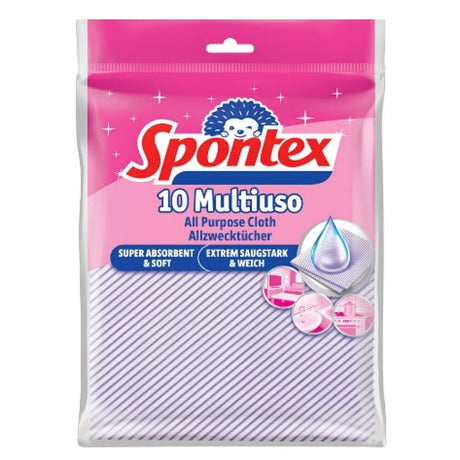 Spontex 10 Multiuso Allzwecktuch, waschbar