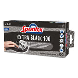 Spontex Extra Black Einmalhandschuhe 8 - 8,5