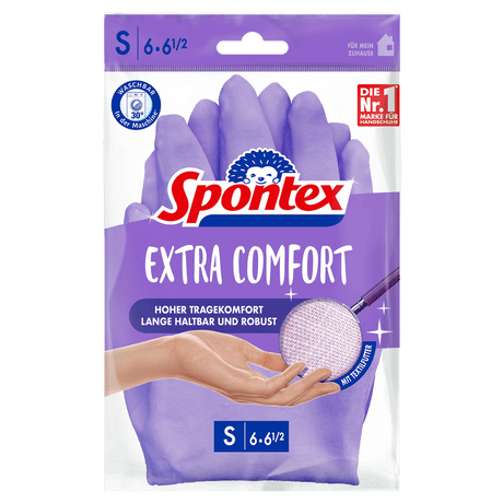 Spontex Haushaltshandschuhe extra Comfort Größe: Gr. 6-6,5