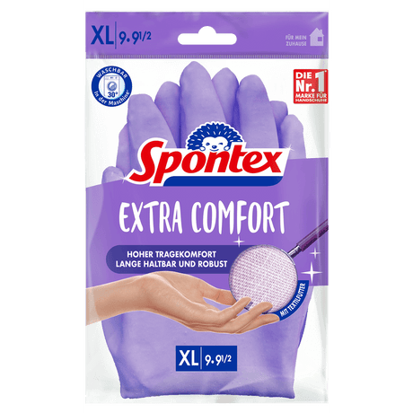 Spontex Haushaltshandschuhe extra Comfort Größe: Gr. 9-9,5