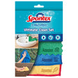 Spontex Microfibre Ultimate Clean Mikrofasertuch-Set, 3-teilig
