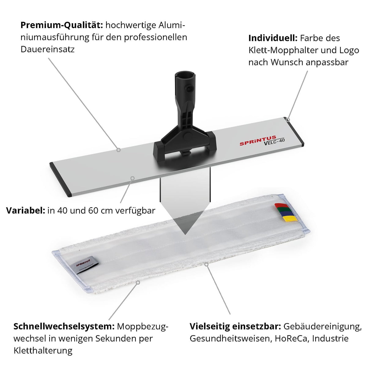 SPRiNTUS VELC Klett-Mopphalter