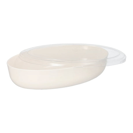 Starpak "Cella" Deckel für Mehrweg-Schalen oval, 16,5 x 26 cm
