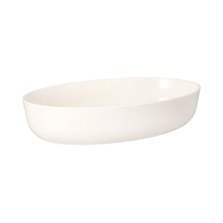Starpak "Cella" Mehrweg-Schalen oval, 1600 ml, weiß 1 Karton (4 Packungen × 15 Stück)