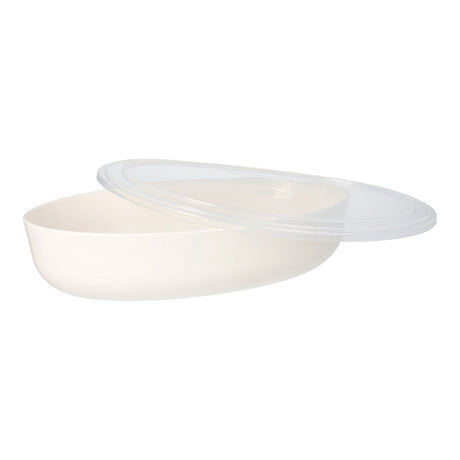 Starpak "Cella" Mehrweg-Schalen oval, 1600 ml, weiß