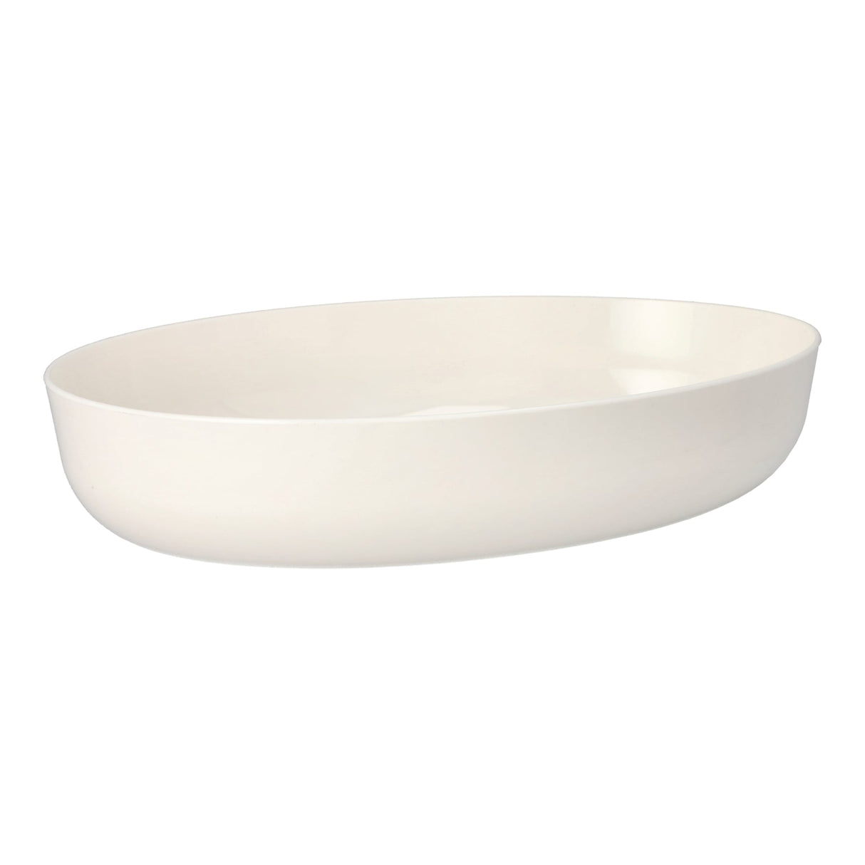 Starpak "Cella" Mehrweg-Schalen oval, 2400 ml, weiß 1 Packung (15 Stück)