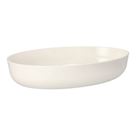 Starpak "Cella" Mehrweg-Schalen oval, 2400 ml, weiß 1 Packung (15 Stück)