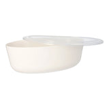 Starpak "Cella" Mehrweg-Schalen oval, 2400 ml,  weiß