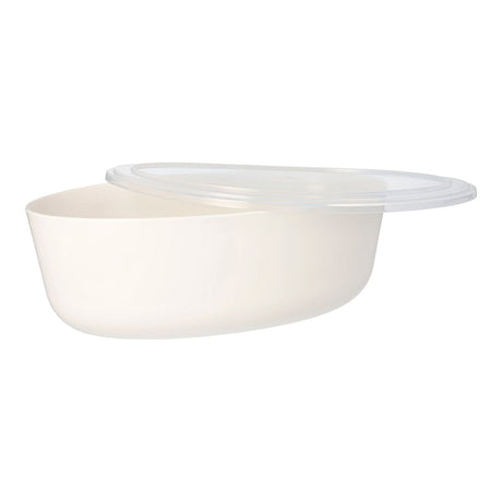 Starpak "Cella" Mehrweg-Schalen oval, 2400 ml,  weiß