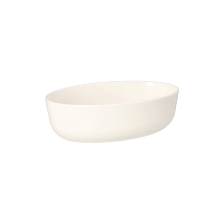 Starpak "Cella" Mehrweg-Schalen oval, 450 ml, weiß 1 Karton (4 Packungen × 15 Stück)