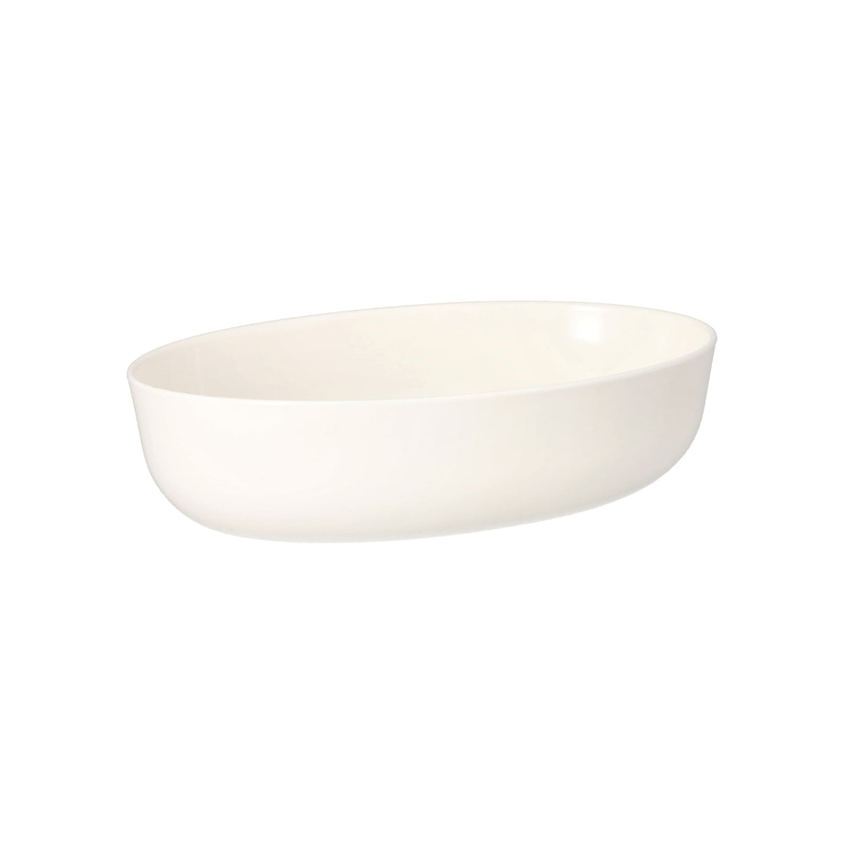 Starpak "Cella" Mehrweg-Schalen oval, 900 ml, weiß 1 Karton (4 Packungen × 15 Stück)