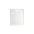 Starpak Griffloch Tragetaschen, HDPE, weiß, 44 cm x 36 cm x 9 cm