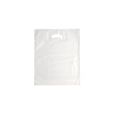 Starpak Griffloch Tragetaschen, HDPE, weiß, 44 cm x 36 cm x 9 cm