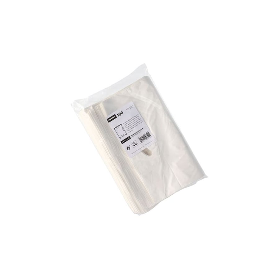 Starpak Griffloch Tragetaschen, HDPE, weiß, 44 cm x 36 cm x 9 cm