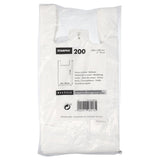 Starpak Hemdchen Tragetaschen, HDPE, weiß, 200 Stück
