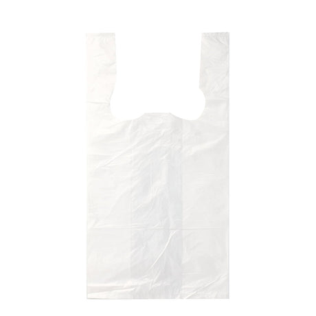 Starpak Hemdchen Tragetaschen, HDPE, weiß, 200 Stück 200 Stück, ø 16 cm