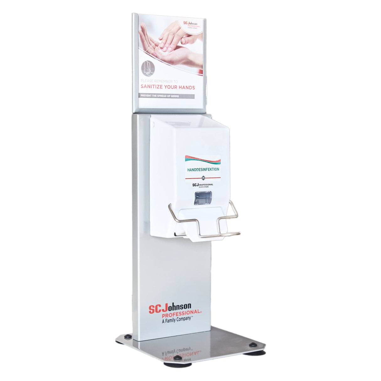 STOKO® Theken-Spenderstation, silber