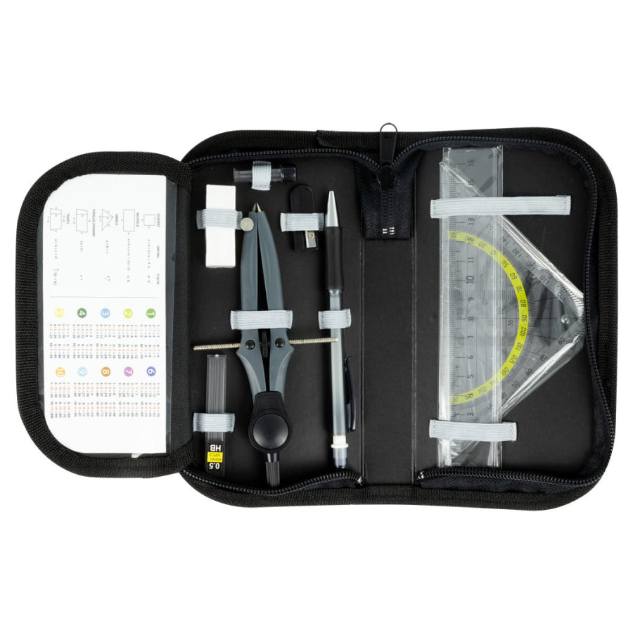 STYLEX Zirkel-Etui Set, Inhalt