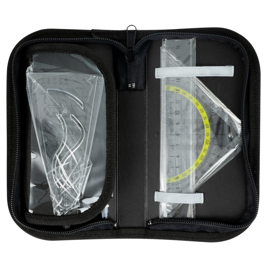 STYLEX Zirkel-Etui Set, Farbvariante