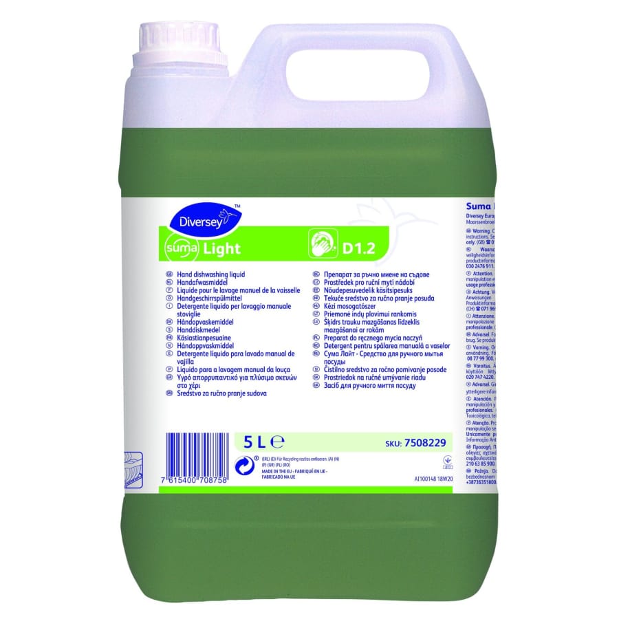 SUMA Light D1.2 Handspülmittel, fettlösend 5 Liter