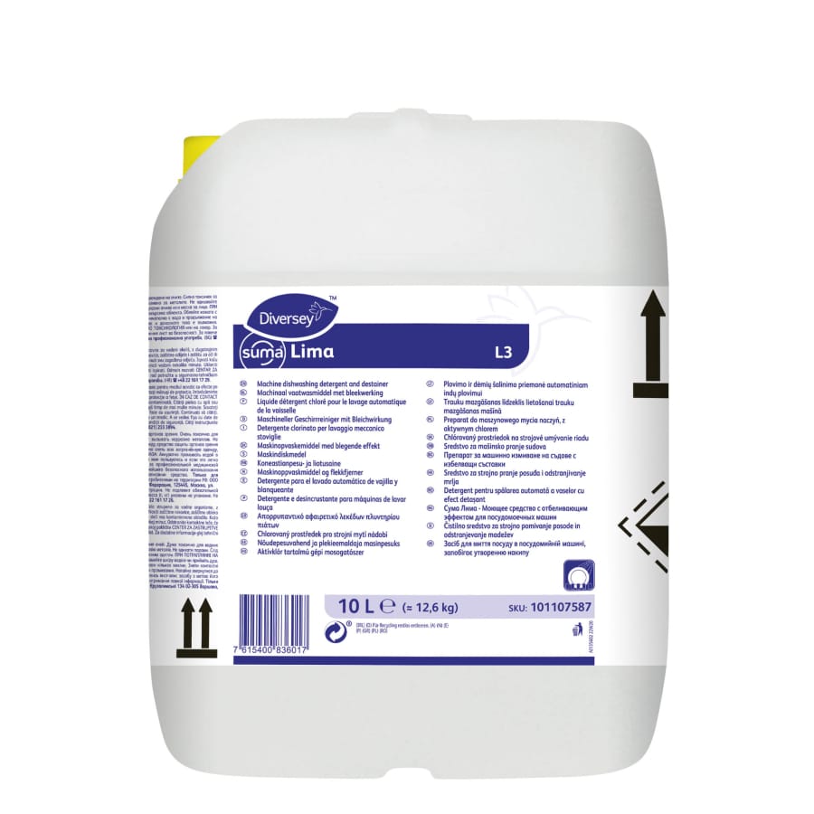 Suma Lima L3 Spülmaschinenreiniger, chlorhaltig, alkalisch 10 Liter - Kanister