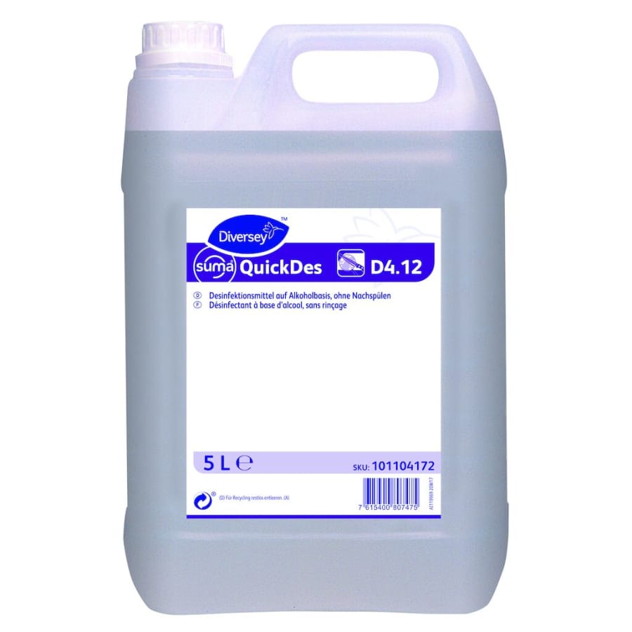 Suma QuickDes D4.12 Sprühdesinfektionsmittel, gebrauchsfertig 5 Liter - Kanister
