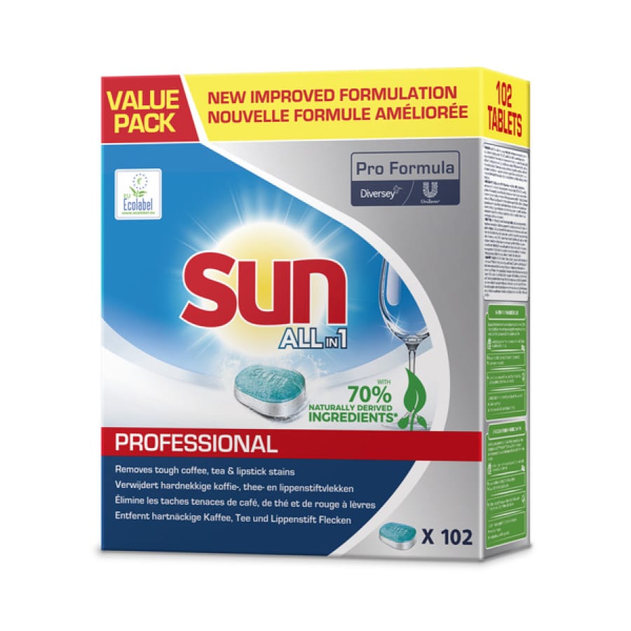 SUN Professional Tablets All in 1 Spülmaschinen-Tabs