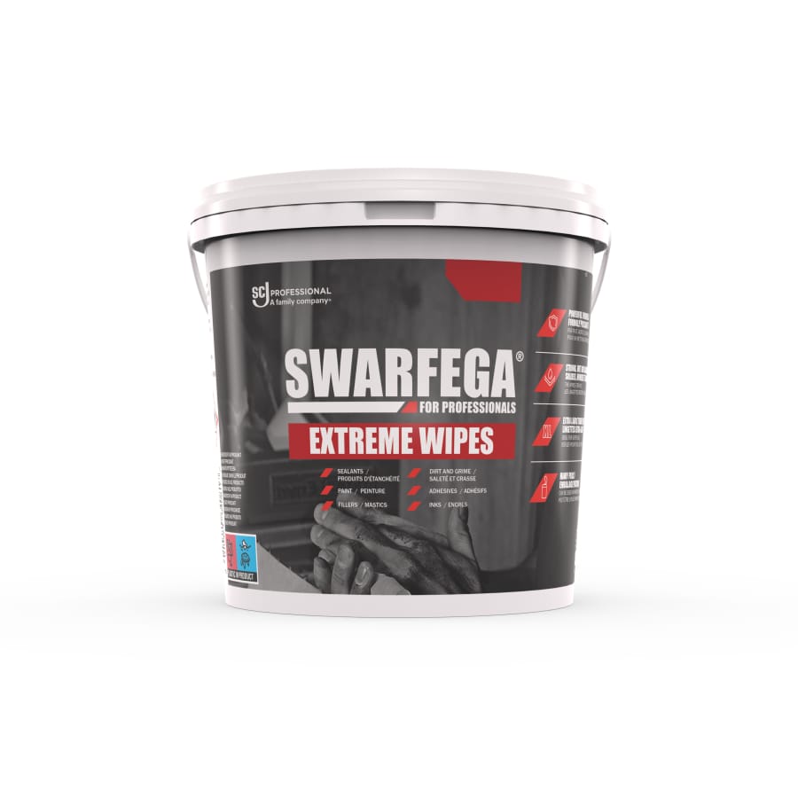 Swarfega® EXTREME WIPES Handreinigungstücher 1 Eimer (150 Tücher)