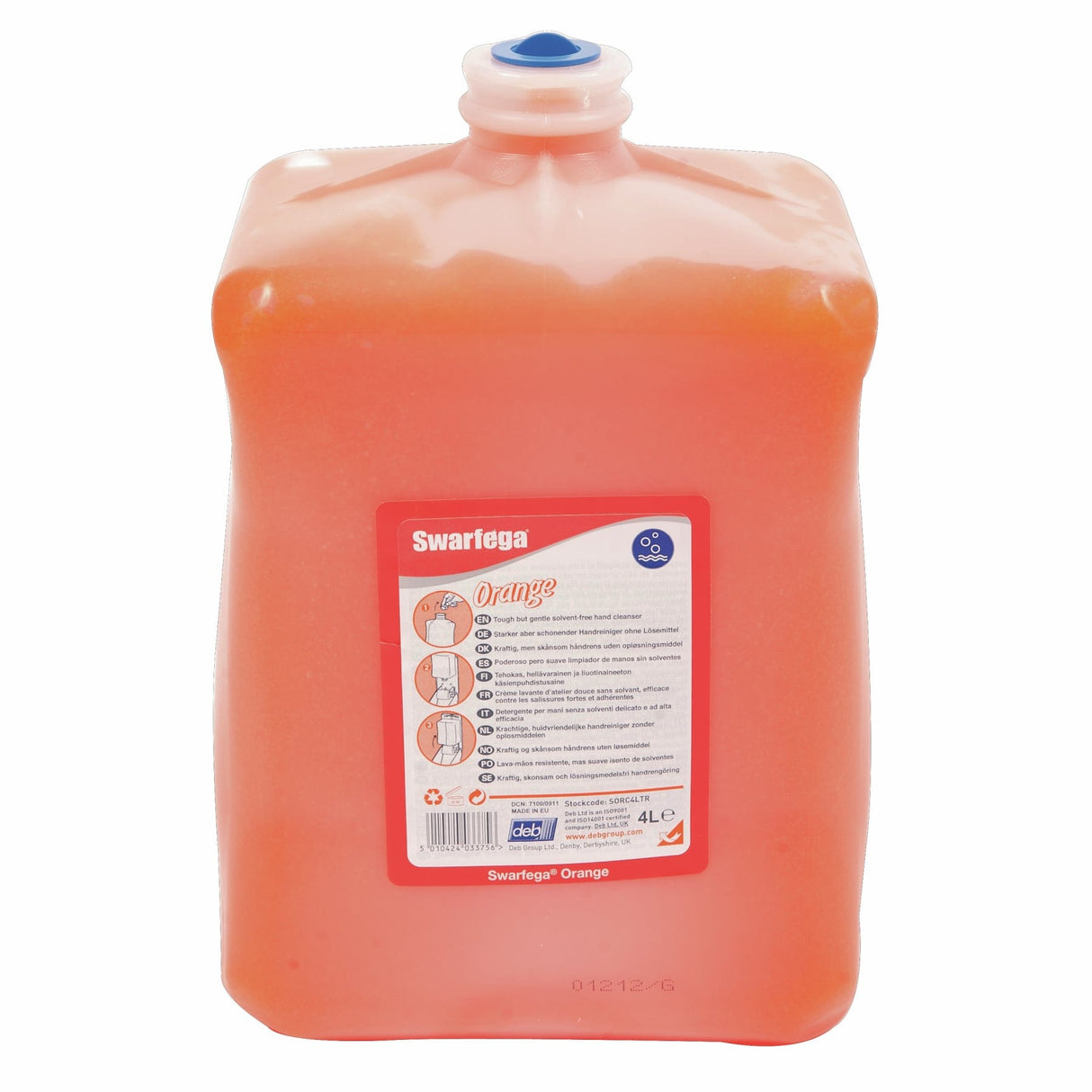 Swarfega® ORANGE Handreiniger 1 Karton (4 Flaschen × 4 l)