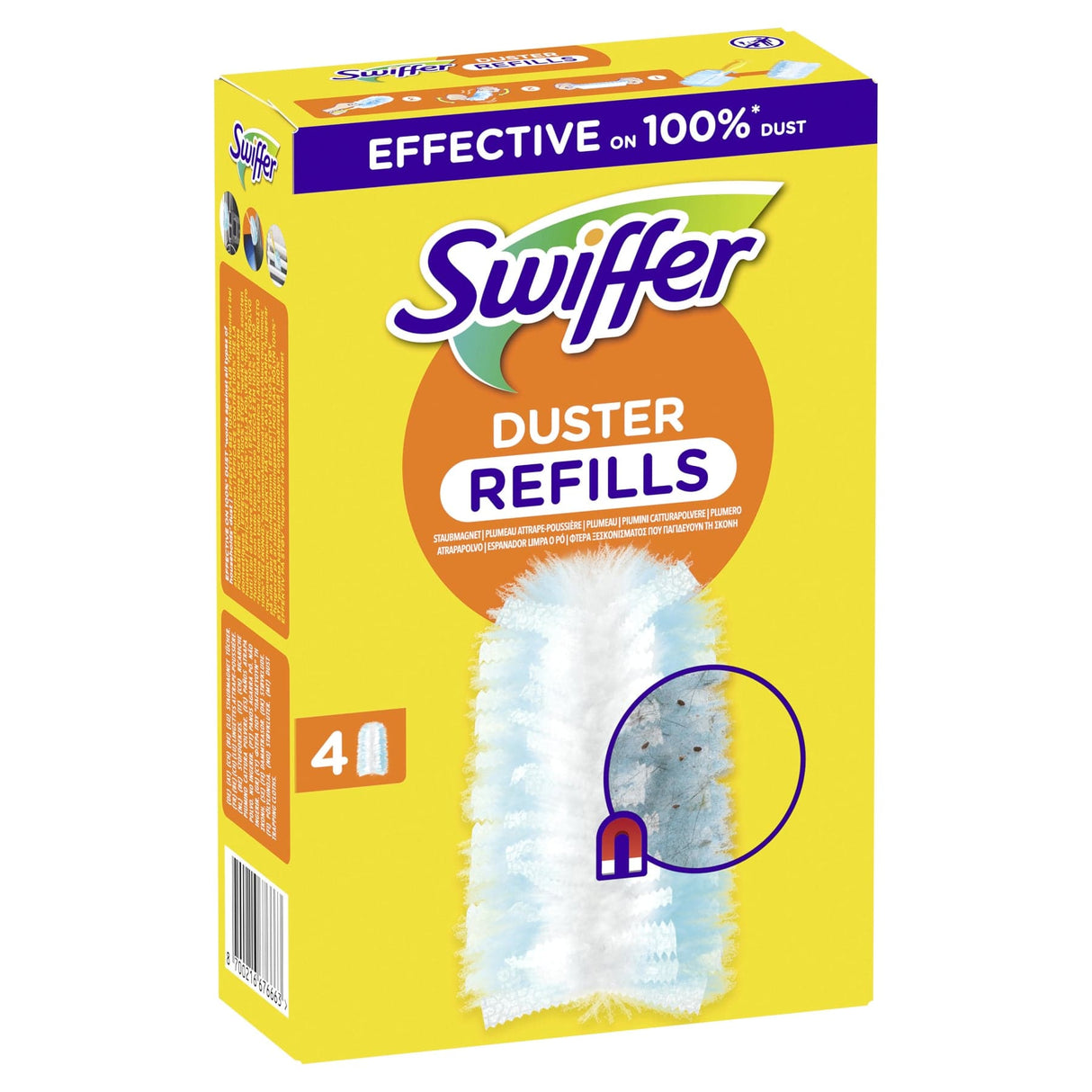 Swiffer Staubmagnet Nachfülltücher, 4er