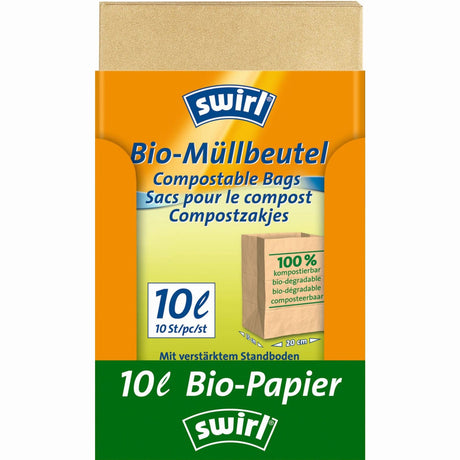 Swirl® Bioabfall-Beutel 10 l 1 Karton = 7 x 10 Stück = 70 Stück
