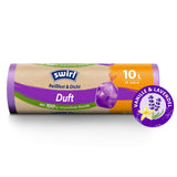 Swirl®  Duft - Müllbeutel Reißfest, Vanille-Lavendel, 10 Liter 1 Rolle = 14 Beutel