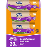 Swirl®  Duft - Müllbeutel Reißfest, Vanille-Lavendel, 20 Liter 1 Karton = 12 Rollen à 12 Beutel