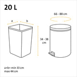 Swirl®  Duft - Müllbeutel Reißfest, Vanille-Lavendel, 20 Liter