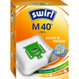 Swirl® M 40 EcoPor® Staubsaugerbeutel Vorteilspack für Miele 3 x 4 Beutel, 1 Filter