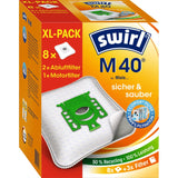 Swirl® M 40 EcoPor® Staubsaugerbeutel Vorteilspack für Miele 8 Beutel, 2 Abluftfilter, 1 Motorfilter