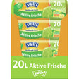 Swirl® Müllbeutel Reißfest, Aktive Frische, 20 Liter 1 Karton = 12 Rollen á 12 Beutel