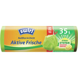 Swirl® Müllbeutel Reißfest, Aktive Frische, 35 Liter 1 Rolle = 9 Beutel