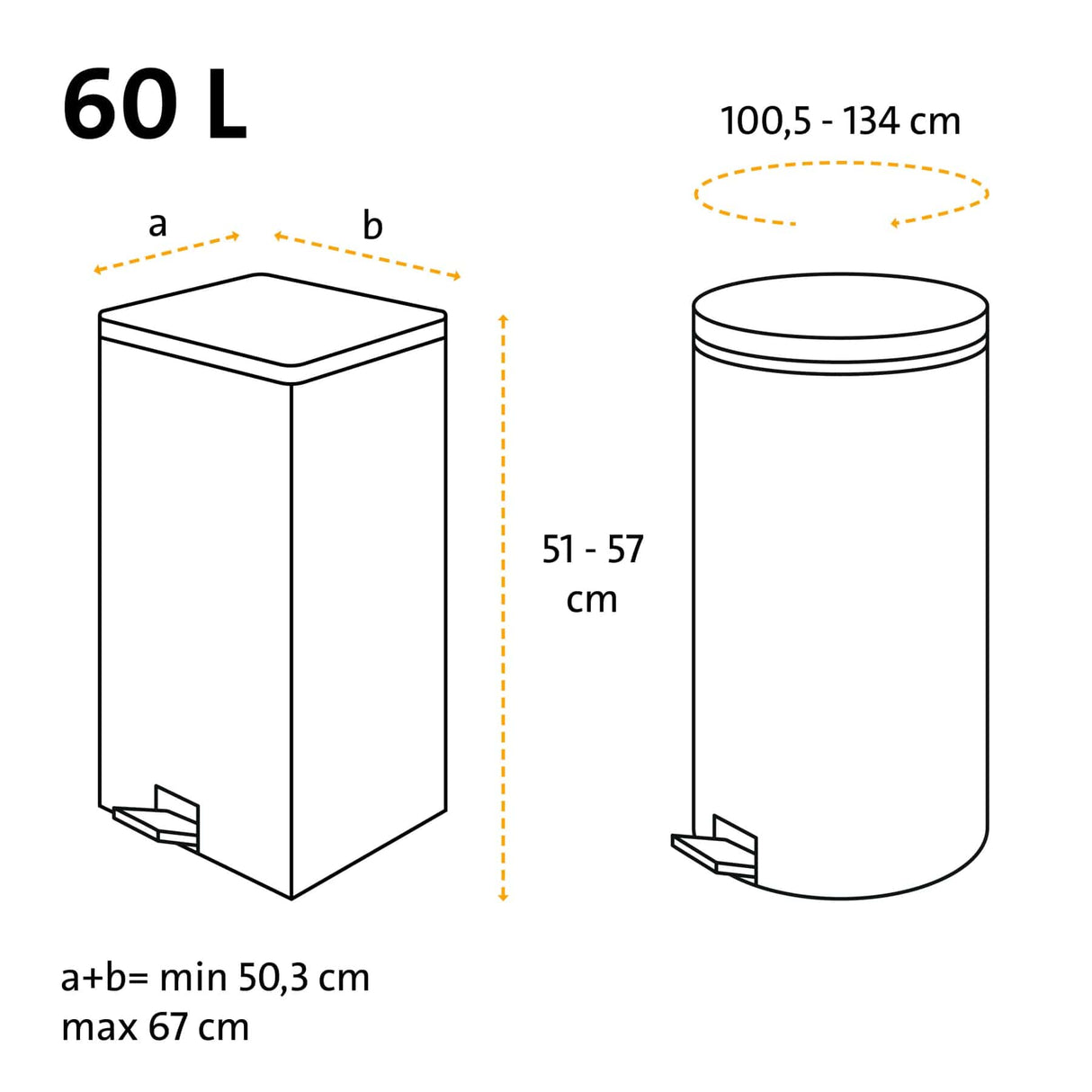 Swirl® Müllbeutel Reißfest, Aktive Frische, 60 Liter