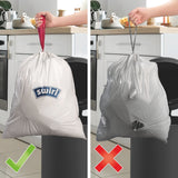 Swirl® Müllbeutel Reißfest, mit Zugband, 20 Liter