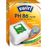Swirl® PH 86/99 EcoPor® Staubsaugerbeutel Vorteilspack für Philips 3 x 4 Beutel, 1 Filter