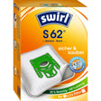 Swirl® S 62 MicroPor® Plus Green Staubsaugerbeutel Vorteilspack für Siemens/Bosch