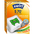Swirl® S 70 MicroPor® Plus Green Staubsaugerbeutel Vorteilspack für Siemens/Bosch